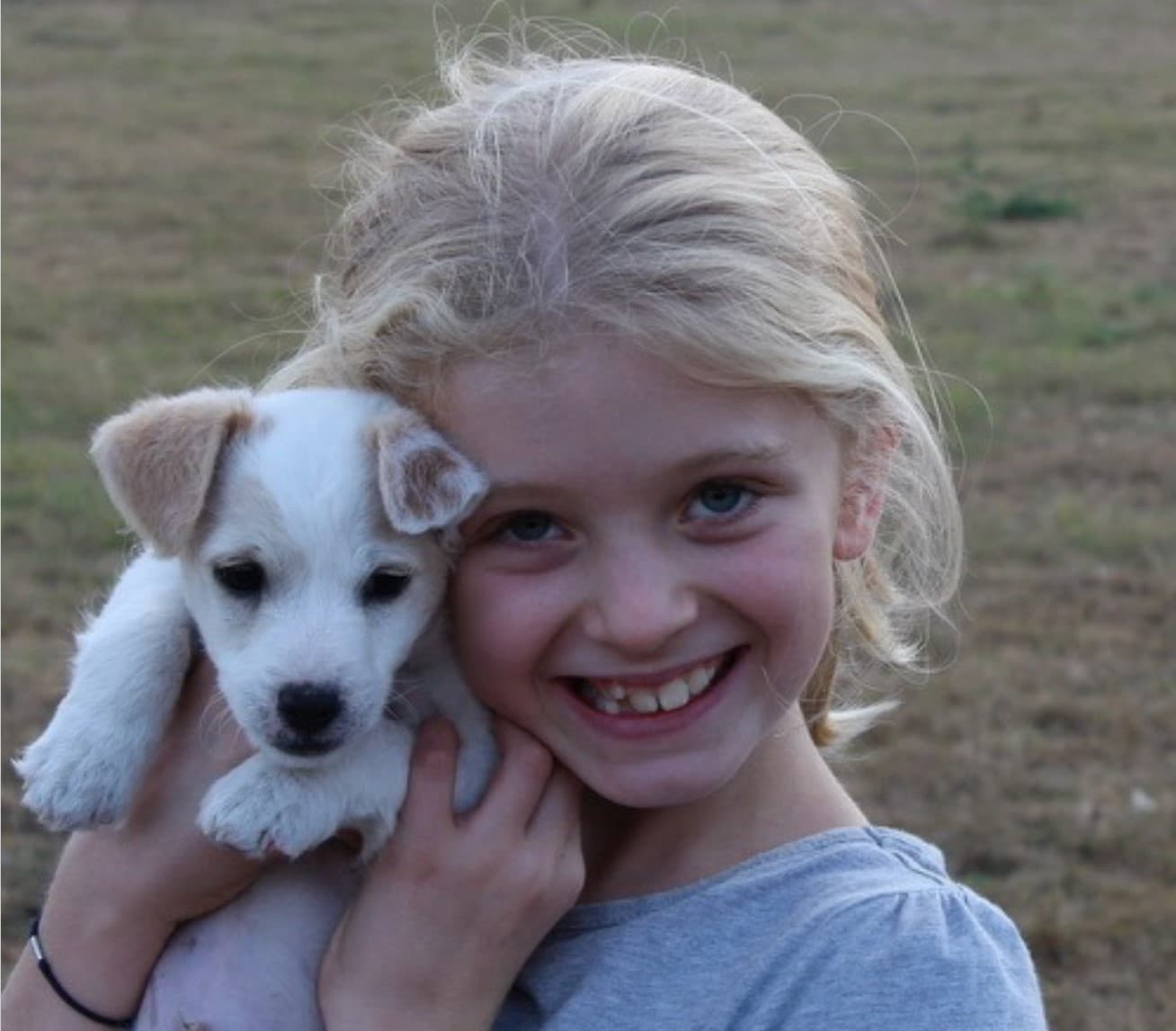 Illustrative photograph of a child smiling